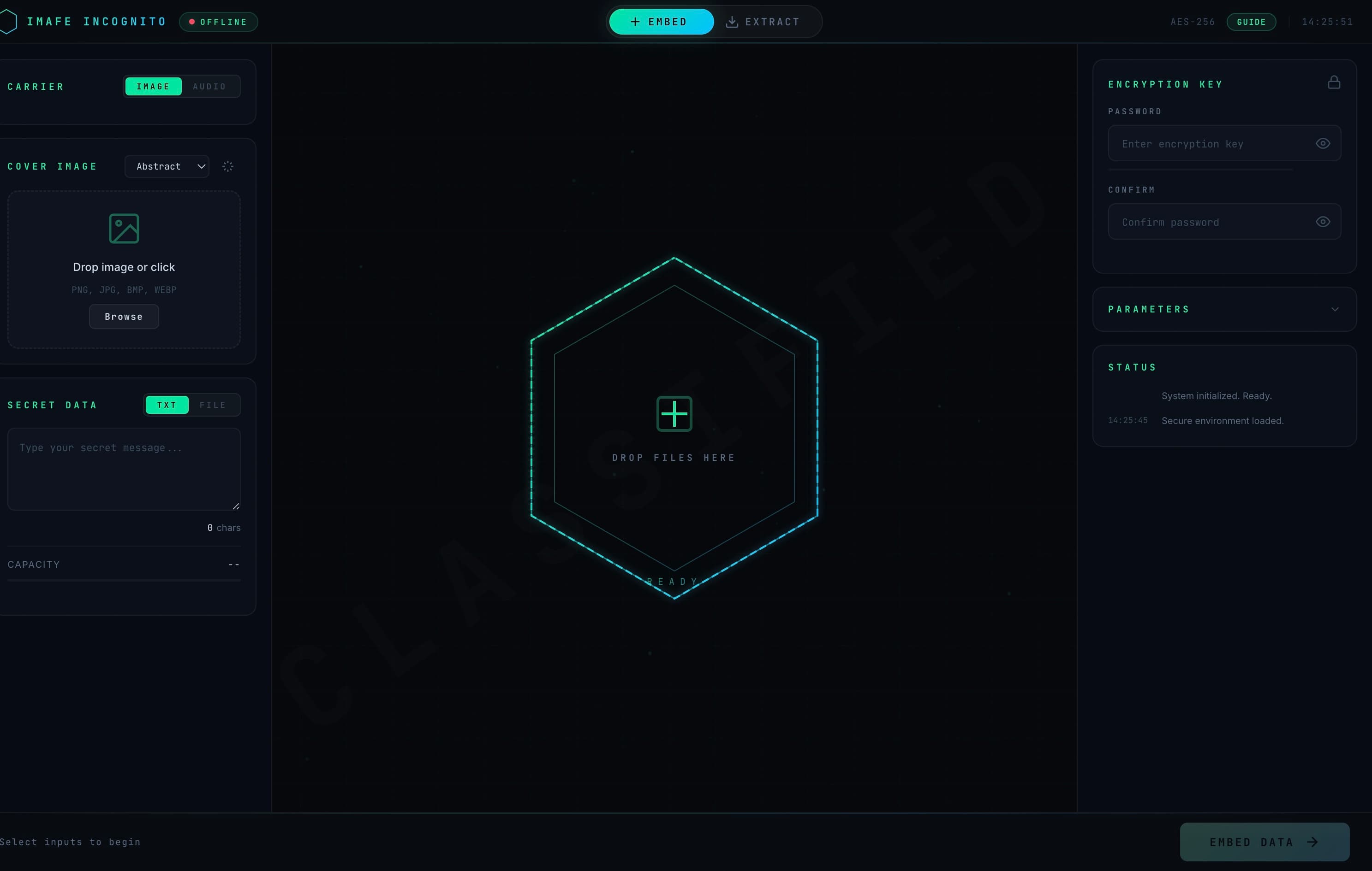 IMAFE Incognito desktop application